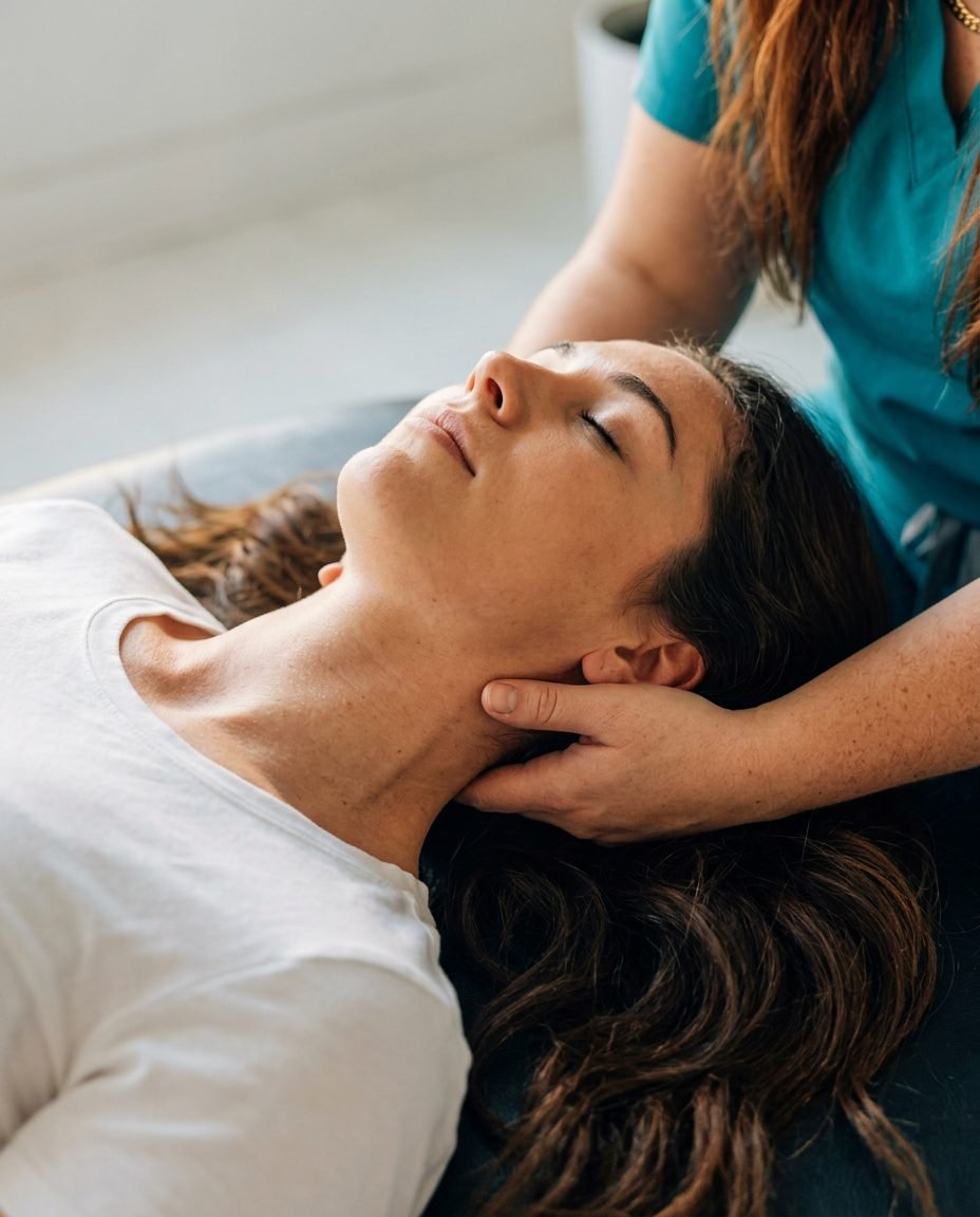 Sesión de terapia manual